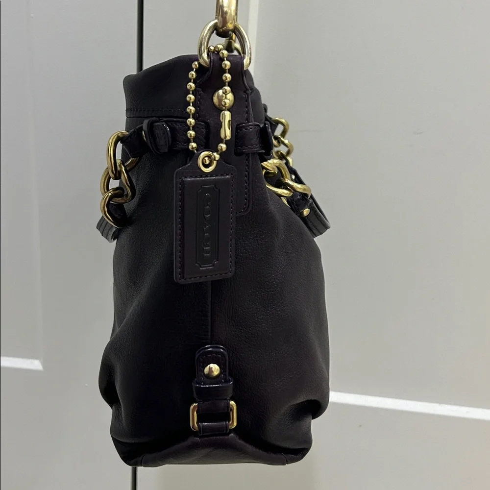 Coach Brooke Hobo Shoulder Bag in Eggplant